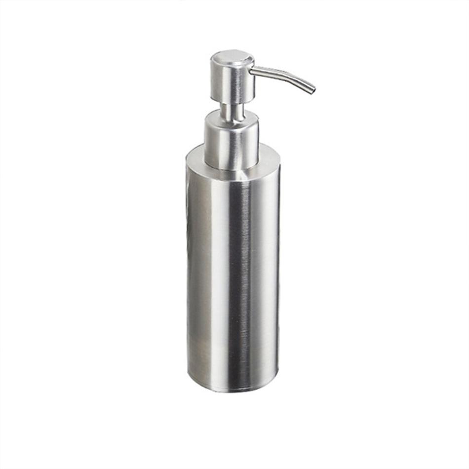 304 Stainless Steel Soap Dispenser Black Shower Shampoo Bottle Hotel Wall Hanging Press Hand Sanitizer Bottle