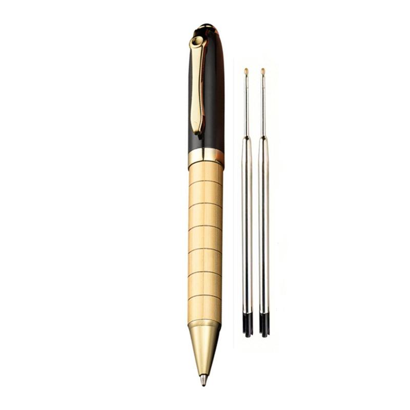 Luxury Metal Rotating 1.0mm Ballpoint Pen, Daily Writing Business Signature Pen
