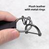 Carbon Fiber Car Keychain Man Women Keyring Gifts Key Organizer For Volvo XC60 XC40 V60 V40 XC90 XC70 V50 S60 V70 S90 AWD T6 V90