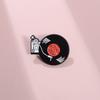 Unique Vinyl Colorful Record Metal Pin Creative Brooch Fashionable Accessory Everyone For