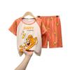 Summer Cartoon Pajama Set: Short Sleeve & Shorts for Kids
