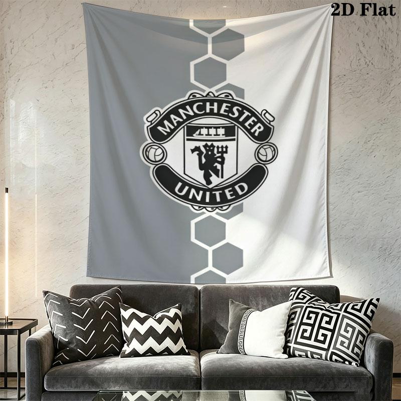 Fearless MUFC CrewWall Hanging Printed Fabric Blanket Decorative Tapestries for Bedroom Living Room Home Decor