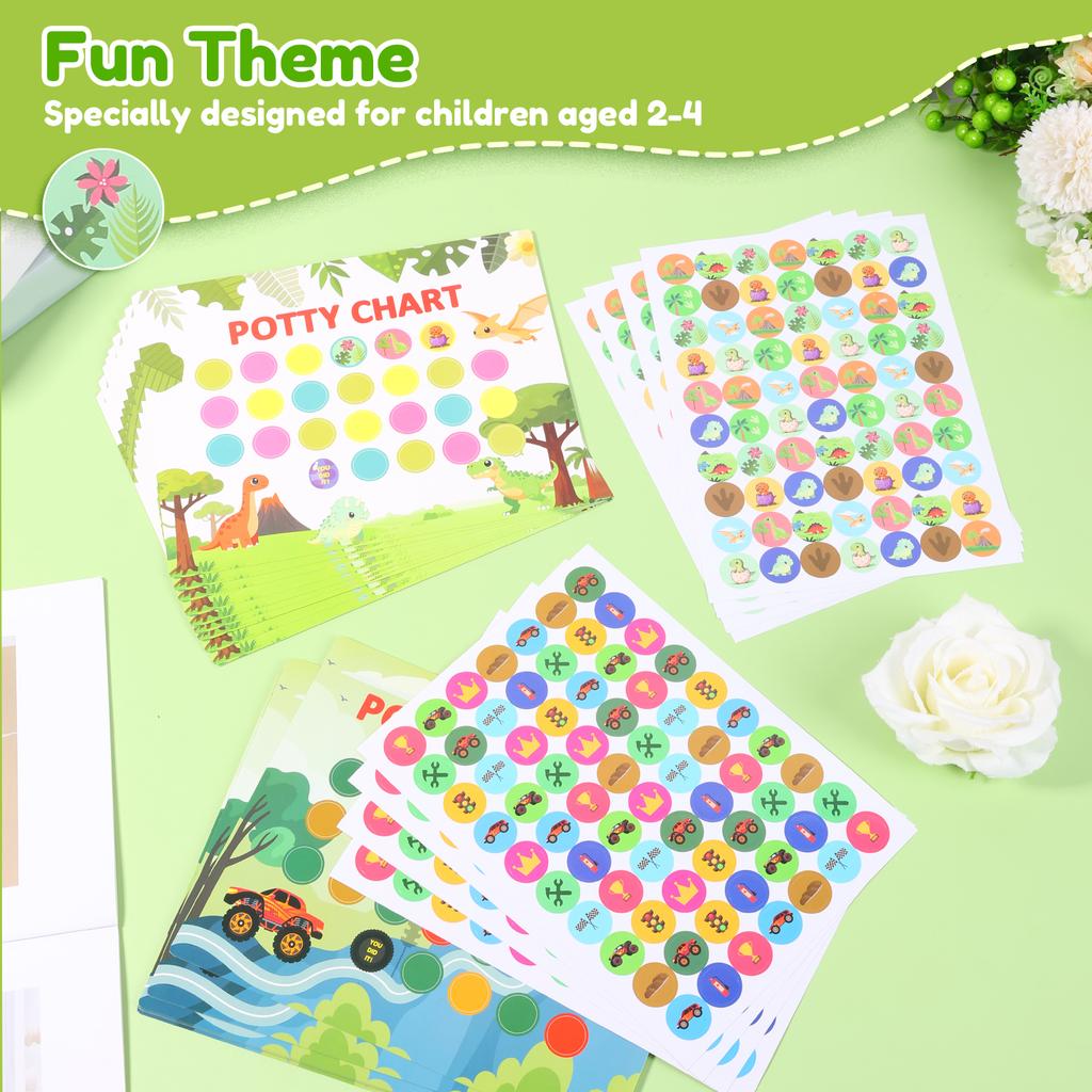 20 Pcs Potty Training Reward Chart Set Reward Stickers Toilet Habits Potty Training Sticker Montessori Early Education Stickers