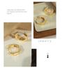 18K Gold Plated Geometric Polygon Earrings - Elegant & Versatile Design