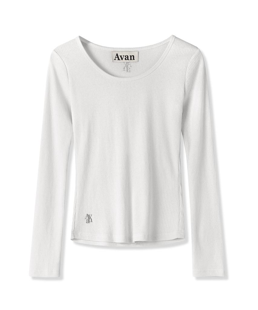 AVANDRESS Aa Layered U-Neck Long Sleeve - 7Col