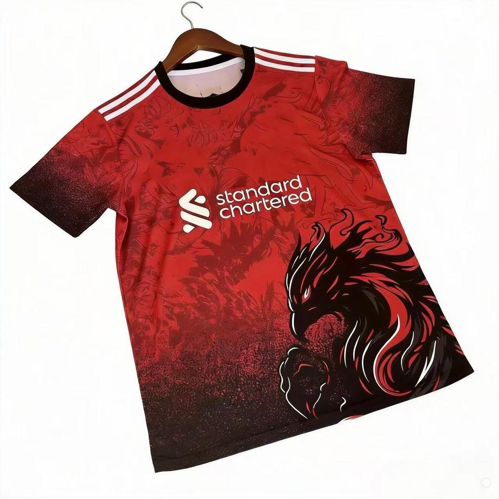 Fans short-sleeved mesh quick-drying football jersey D print Portugal Côte d'Ivoire Morocco