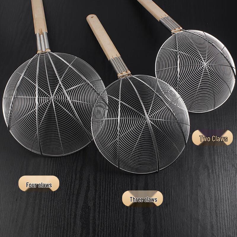 Stainless Steel Wire Mesh Skimmer and Strainer Spoon
