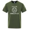 Casual Men's T-Shirt A Song of Ice and Fire T Shirt Valar Morghulis Print T-Shirts Summer Cotton Short Sleeve Breathable Clothes