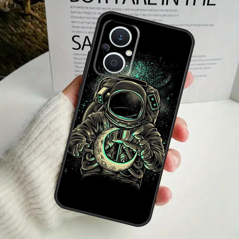 Astronaut Star Space Phone Case For OPPO Reno 8T 14F 13 F 12 11 10 14 Pro 7 8 Lite OPPO Find X8 X6 X5 X9 Pro Cover