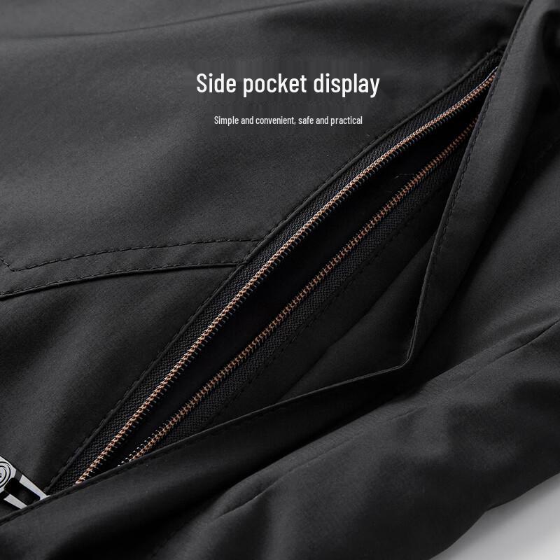 Shanshan Men's Padded Hooded Windproof Jacket