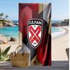 Fulham Football Print Beach Towel, Large Soft Quick Dry Towel for Beach Camping Swimming