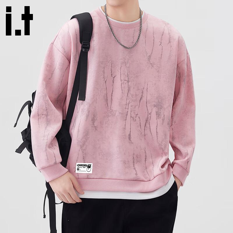 :CHOCOOLATE Tie-Dye Casual Men's Sweatshirt