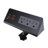 Desk Clamp Power Strip 15A 1875W 3 AC Outlets 3 USB A 1 PD20W USB C Ports Desktop Edges Mount Power Strip Surge