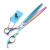 8.0 Inch, Dense Teeth, High-End Gemstones, Pet Grooming Scissors, Tooth Scissors, Pet Trimming Scissors, Thin Scissors.