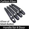 Black Carbon Fiber for Toyota 4Runner Hilux Surf N210 2003 2004 2005 2006 2007 2008 2009 Door Handle Cover  Car