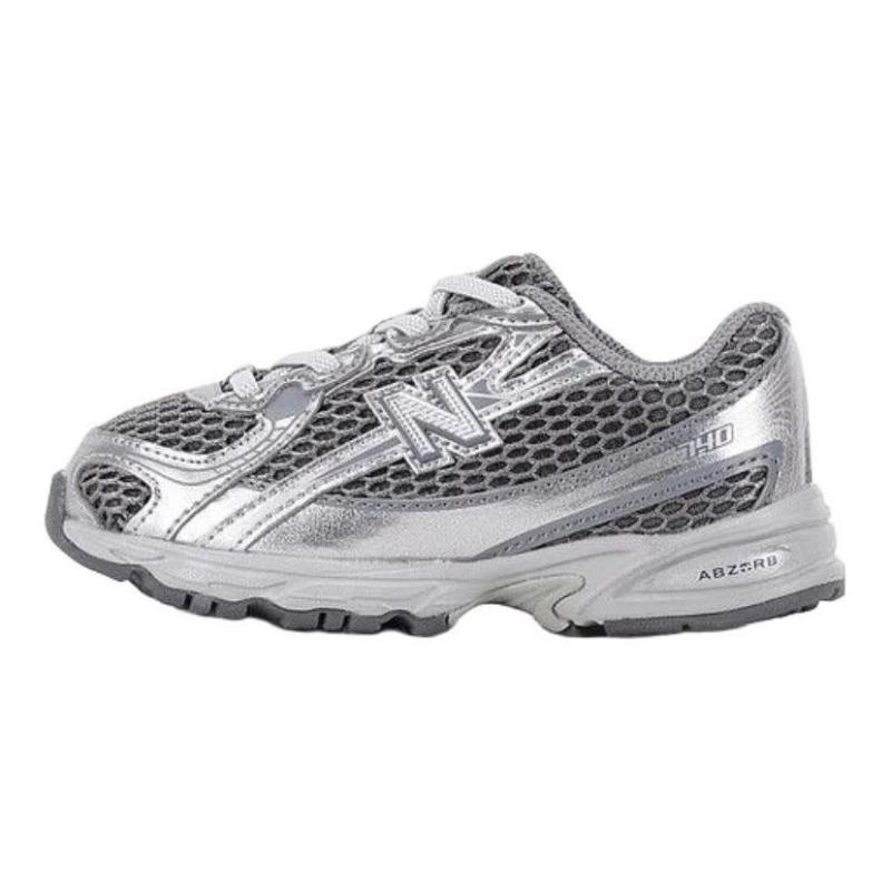 New Balance 740 Toddler Versatile Comfort Anti-slip Wear Resistant Breathable Low Walking Shoes Silver Gray IZ740MG 21