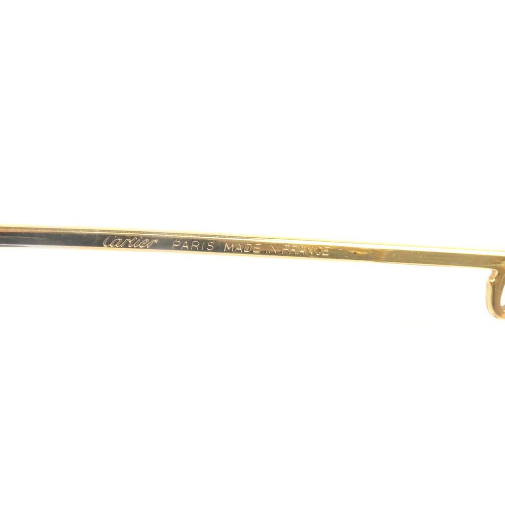 Cartier Glasses Trinity 2P Sapphire Gold Bordeaux Sapphire Mens Used