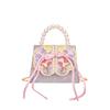 Style Chinese Embroidery Kids Trendy Bag Pu Material Fun Pattern Outings Summer
