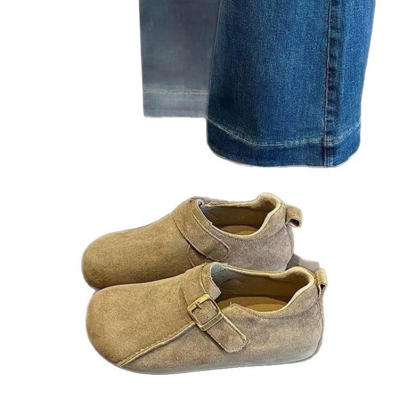 Versatile and Comfortable All-inclusive Women's Autumn New Lazy One-pedal Doudou Shoes