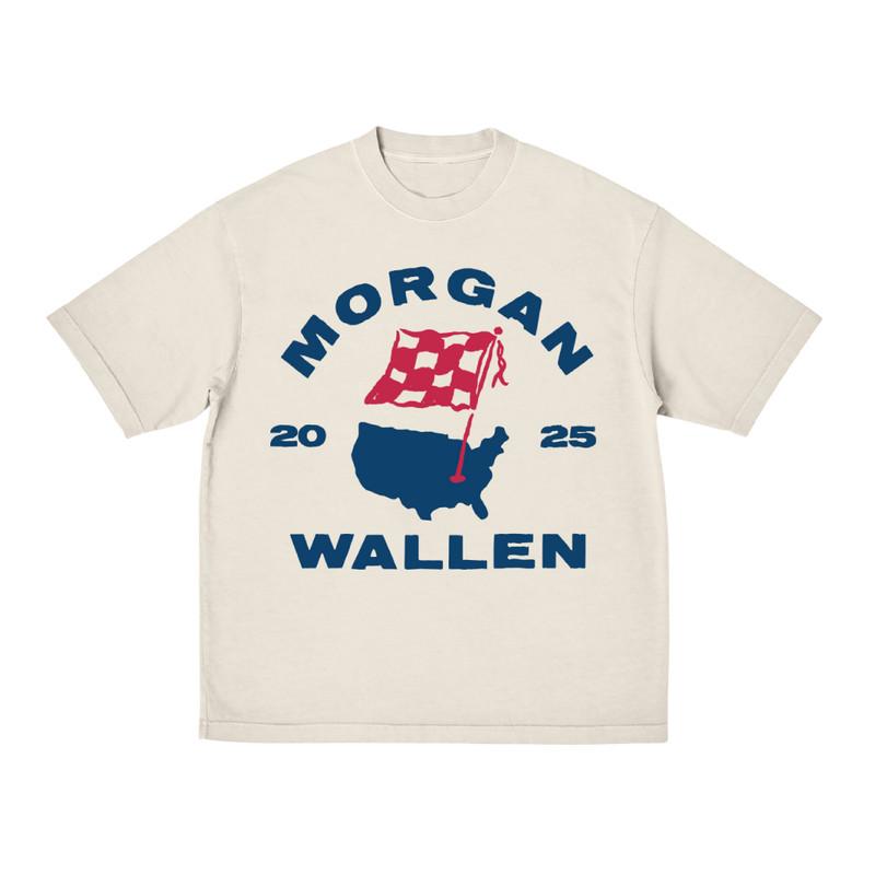 Morgan Wallen Map T-Shirt All Size Reprint XL