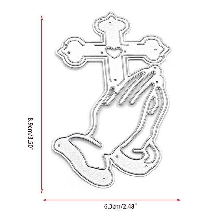 Crucifix Applaud Metal Cutting Die Paper Art Cutting Templates Party Ornaments