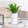 Self Watering Flowerpot with Transparent Bottle and Water Level Indicator for Indoor Plants Self-Absorbing Planter with Double-Layer Ventilation