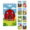 8-Pack Farm Animal Spiral Notebook Mini Pocket Notepad for Kids Students School Gift Barn Cow Pig Sheep Journal