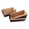 Party 25Pcs Baking Disposable Rectangle Cake Liner Paper Loaf Pans Bread Tray Toast Box
