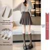 Autumn/Winter Thick Wool Pleated A-line Skirt - High Waist Slimming, Plus Size, Petite, Extended Length. 