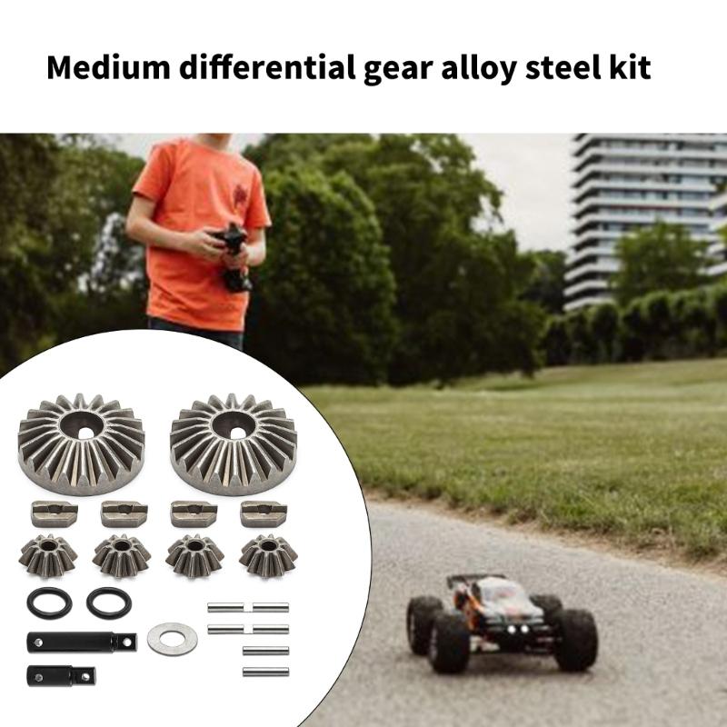 Simulated Car Metal Differential Gear Axles Kits Metal Gear Assembly for Remote Control Car Truck Tractor Model Car