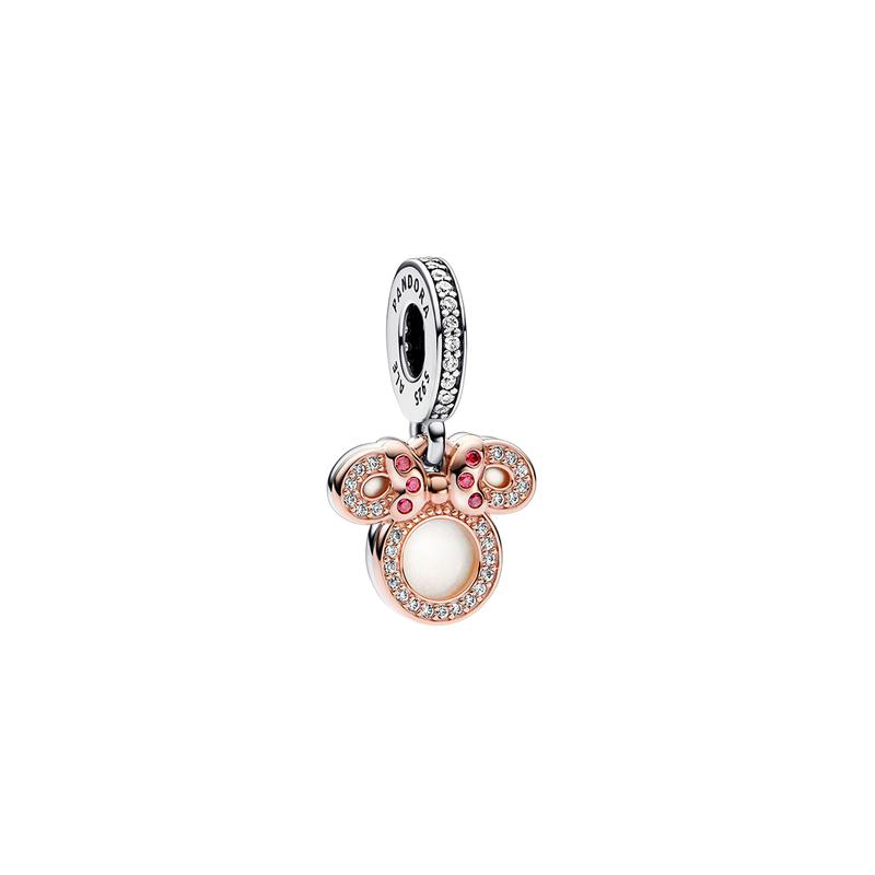 Pandora Disney Series Minnie Silhouette 2-in-1 DIY Sweet Style Pendant Packing Accessories Women s Rose Gold 782615C01 золотой