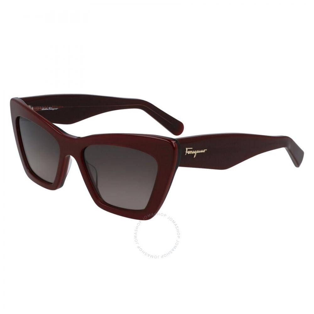 Salvatore Ferragamo Brown Gradient Cat Eye Ladies Sunglasses Sf929s 603 55