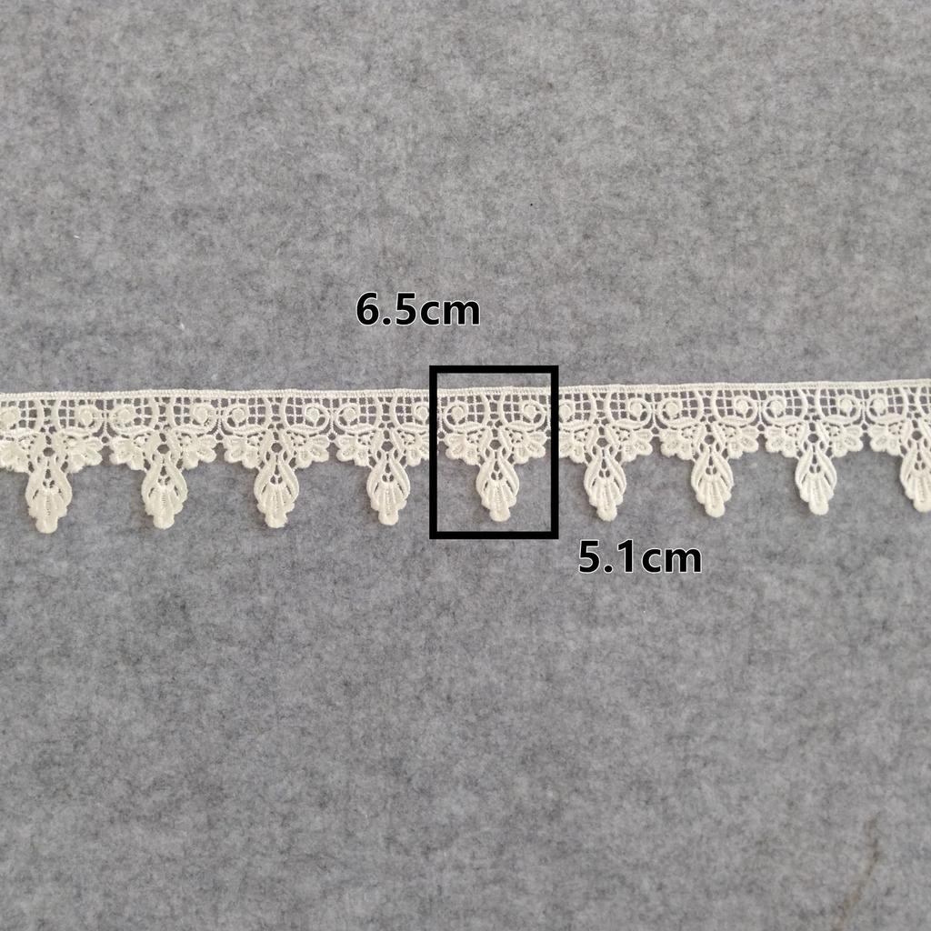 Diy Small Flower Lace Barcode Accessories Hollow Lace Clothes Decoration Fabric Water-Soluble Fringe Embroidery Accessories