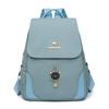 Fashionable Soft Leather Large-capacity Travel Backpack, Dual-purpose Single-shoulder Schoolbag Casually
