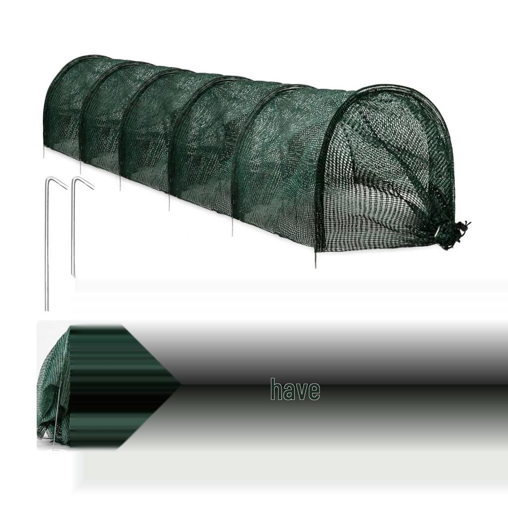 Portable 2-in-1 Greenhouse & Sunshade Net, 3m Quick-Release Garden Tunnel Cover