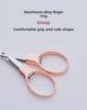 Zhang Xiaoquan Double Circle Folding Scissors: Compact, Portable Mini Scissors for Travel, Home, and Fishing