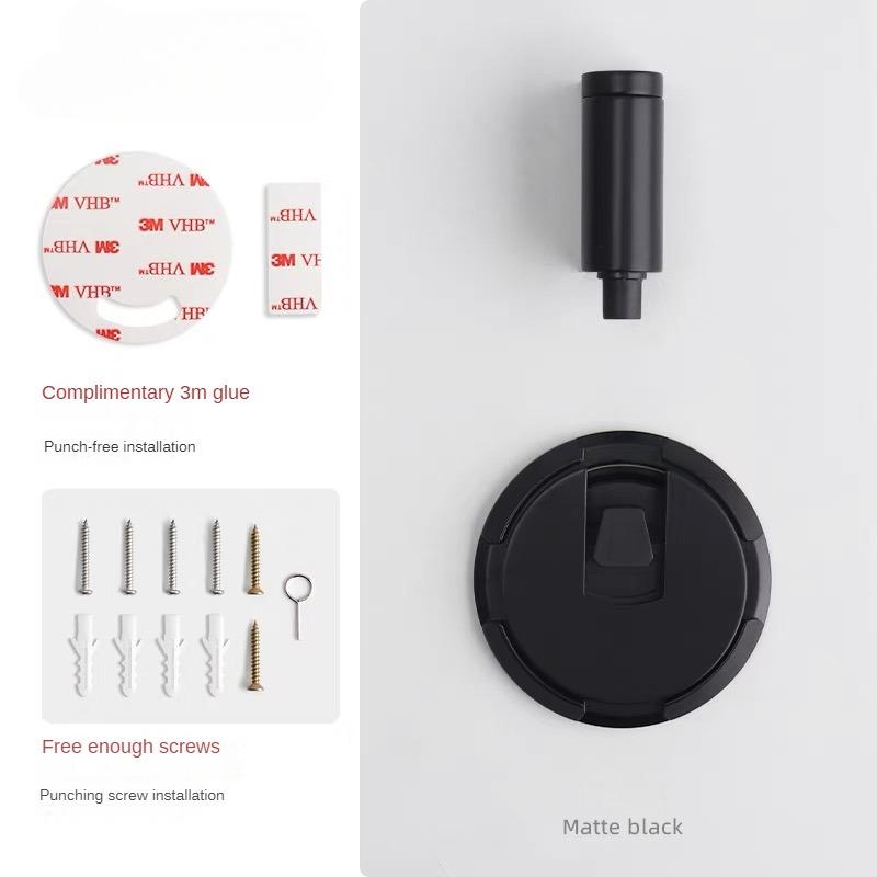 Fără perforare ușă cu aspirație pentru dormitor ușă anti-coliziune Accesorii pentru mobilier pentru baie Opritor ușă Golden Room Fixator cu aspirație