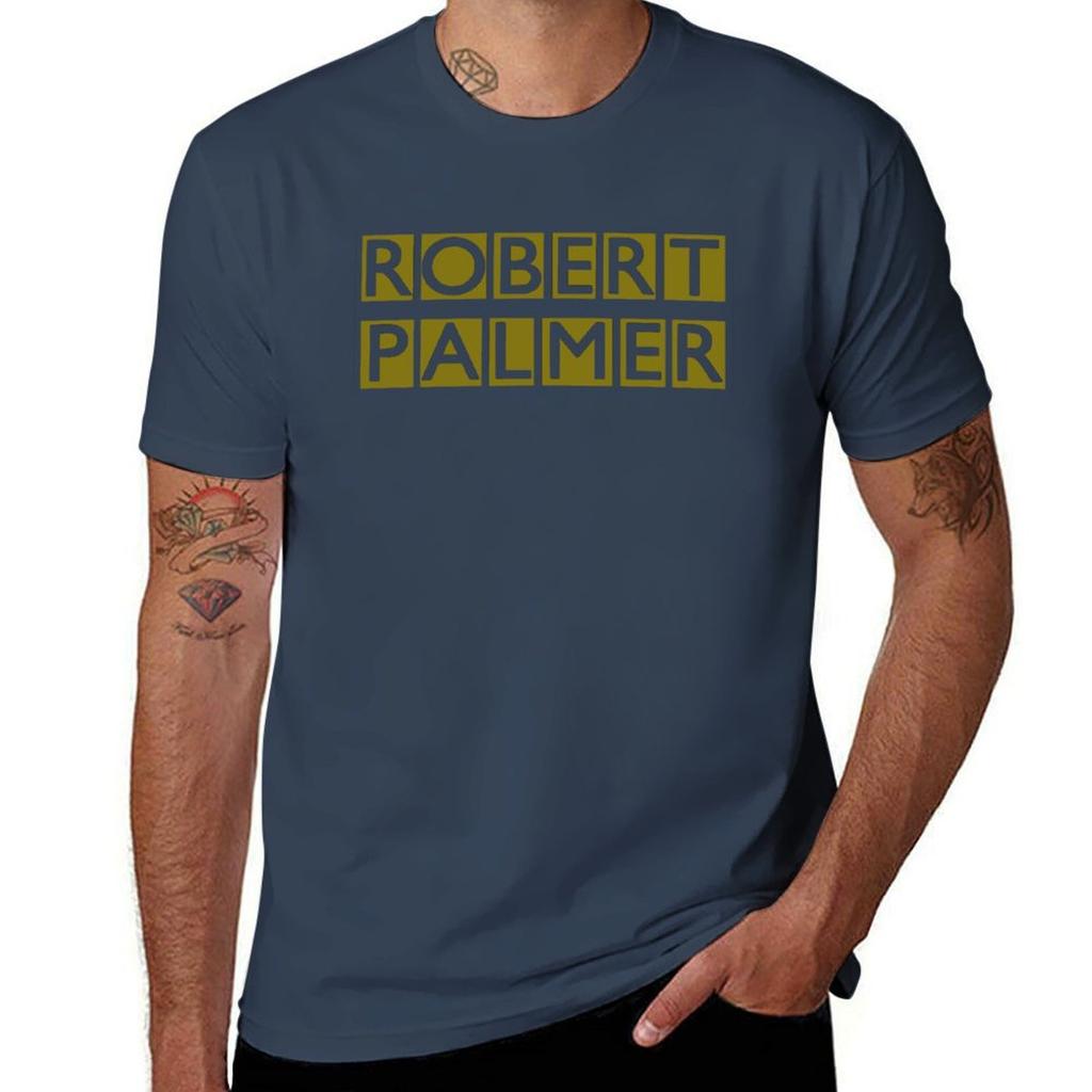 Was An English Singersongwriter Robert Allen Palmer Musician And Record Producer Tshirt Big Size Short Sleeve Casual Top