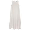 Round Neck Vocation Vest Dresses Hollowed Out Open Back Long Dress Summer Sleeveless Dress  Teens