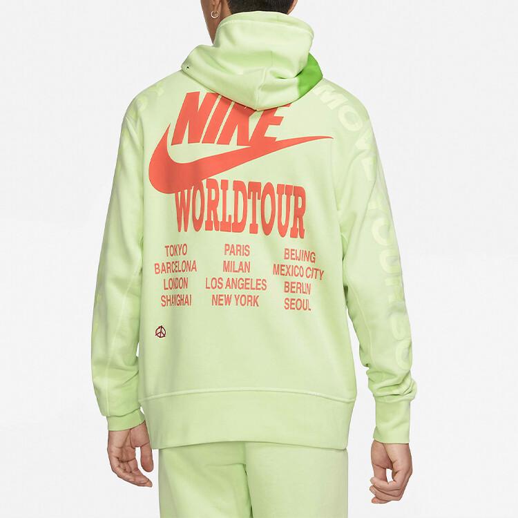 Nike Alphabet Print Pullover Hoodie DA0932-383