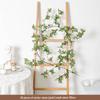 Rozenrank Kunstbloem: Plastic Plant voor Woonkamer, Airconditioningsbuis, Balkondecoratie, of Wandbekleding