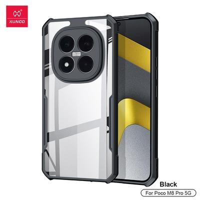 For Xiaomi POCO M8 Pro 5G Case XUNDD Airbags Shockproof Transparent PC+TPU Camera Protection Cover for Poco M8 Pro