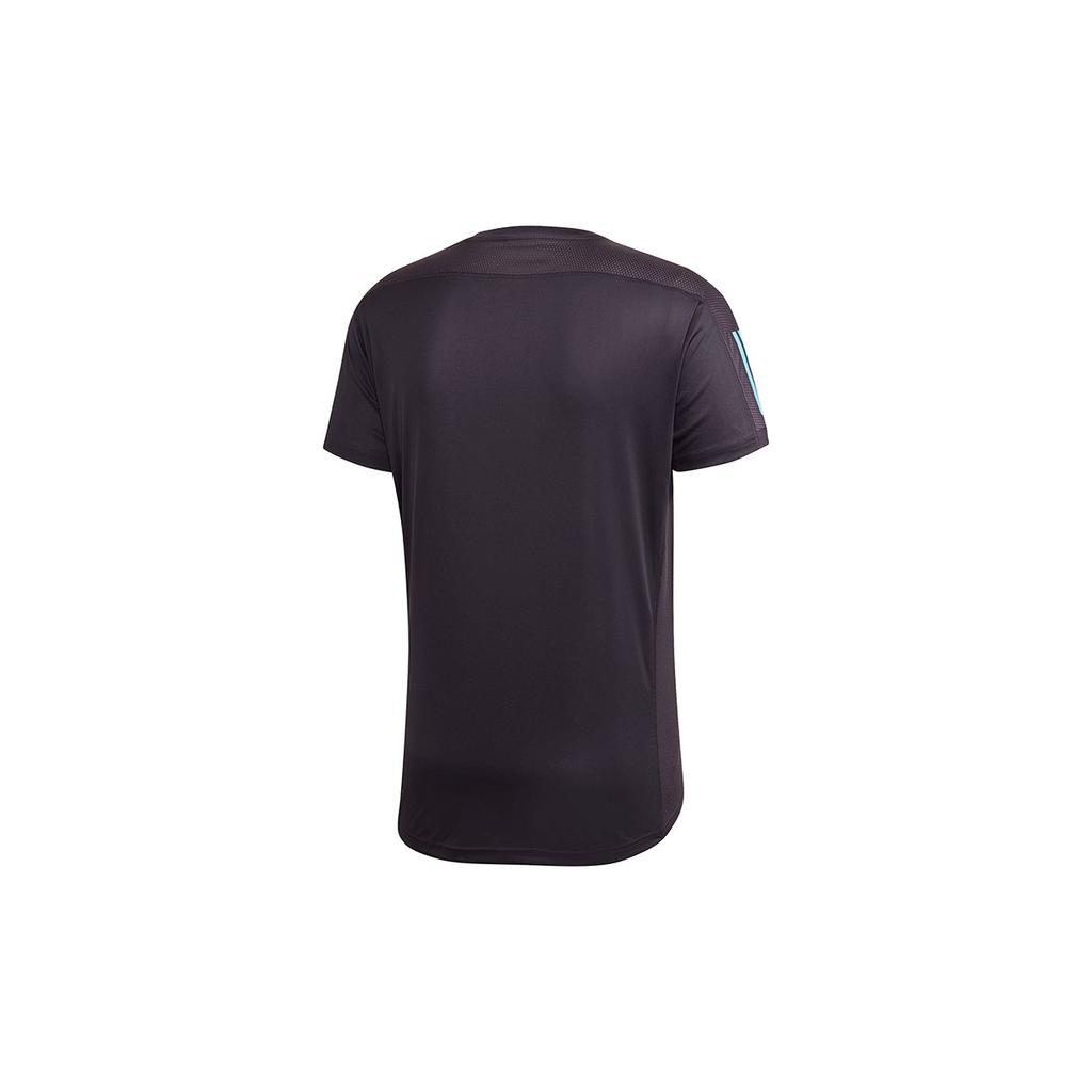 Adidas Own The Run Tee Running Sports Short Sleeve Men Tops Black FT1428