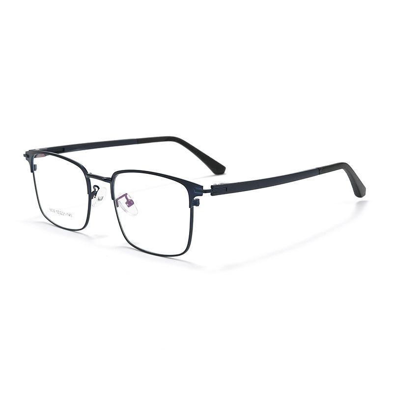 Retro Business Urltra-Light Prescription Eyebrow Glasses Square Anti Blue Ray Photochromic Progressive Optical Myopia Eyeglasses