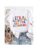 It'S A Beautiful Day For Learning Printing T Shirt Female Street Hip Hop Tshirt Casual Fashion Short Sleeve Summer Cool T Shirts