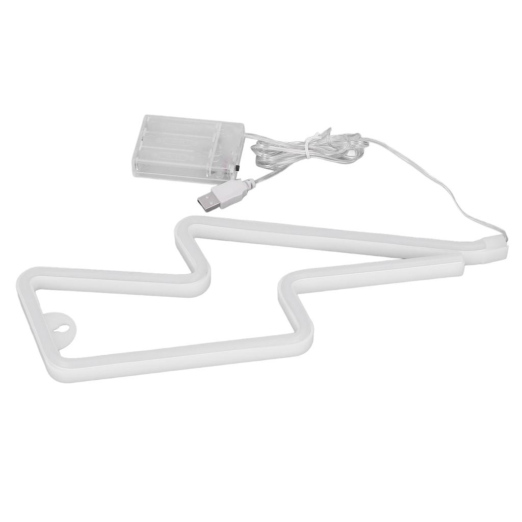 LED Neon Signs Light Night Decorative Lamp USB Battery for Wall Decor Room Decorations Blue Light