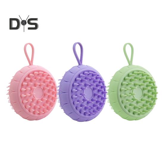 Silikon-Badebürste, doppelseitig, weiche Borsten, tiefenreinigende Duschbürste, multifunktionales Duschwerkzeug