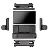 1080P DVR Dash Camera 3-Lens Front & Inside & Rear Camera Driving Recorder 4 Inch Screen Dashcam