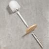 Goupillon de Toilette à Manche Long avec Support Outil de Nettoyage pour Salle de Bain Ensemble Brosse de Toilette Nettoyage de Toilette