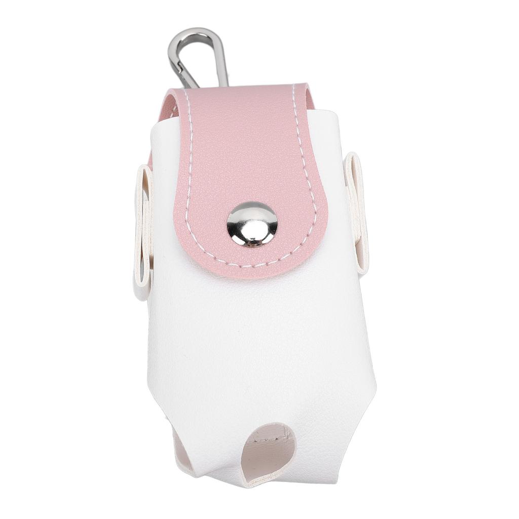 Golfballtasche Hüfthalter 2 Bälle Fassungsvermögen PU-Leder Golfball Hüfttasche Tee Aufbewahrungstasche mit